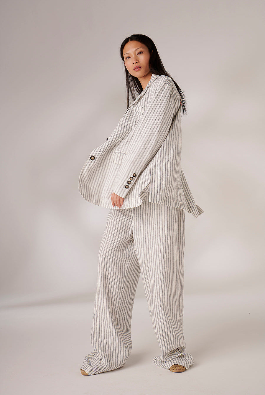 grey, stylish matching set by liv bergen