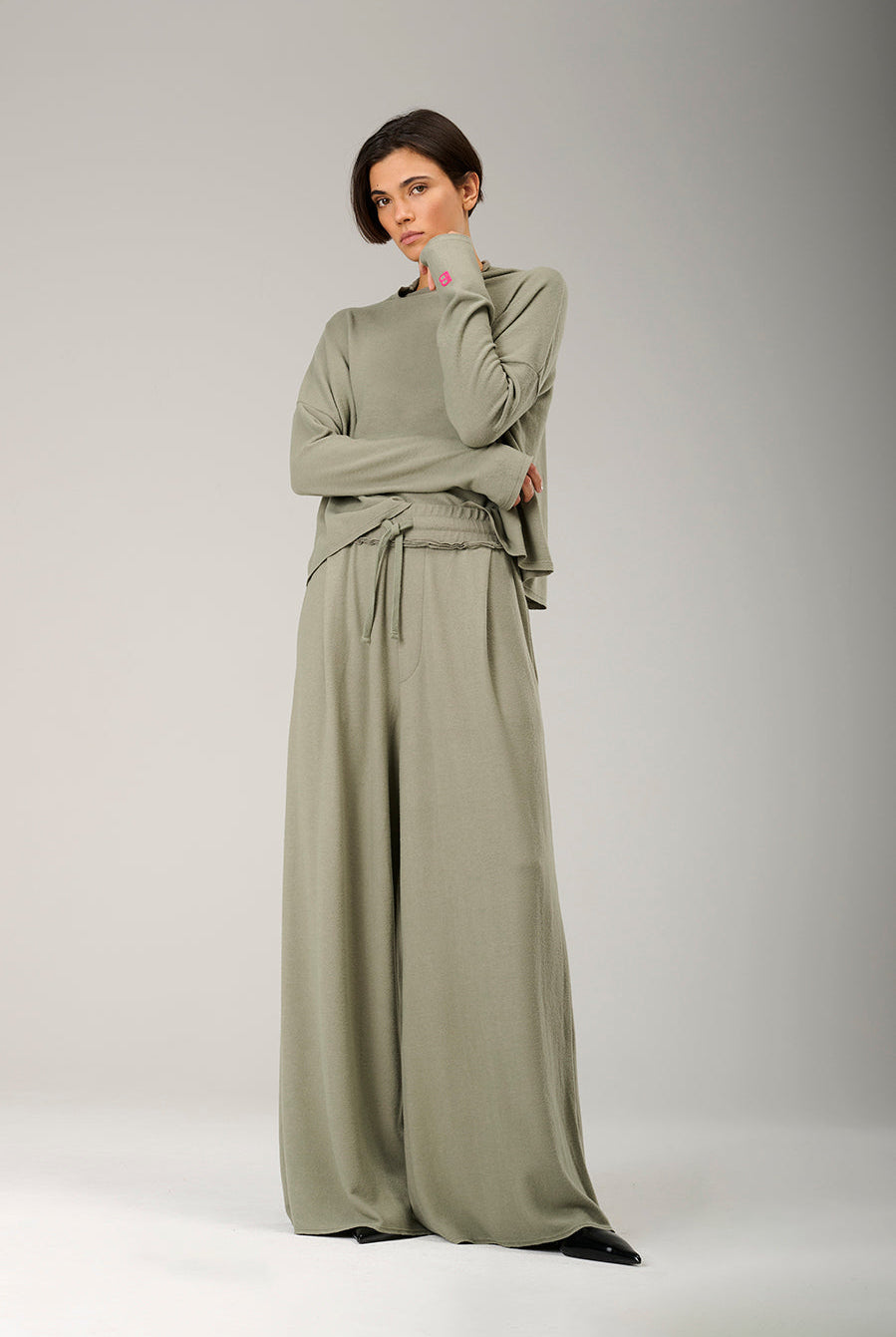 grey, stylish matching set by liv bergen